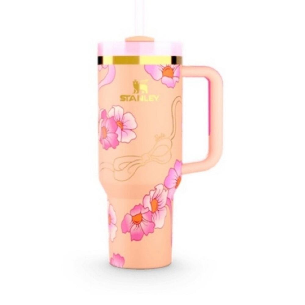 Stanley x BARBIE 80s peaches and cream 40oz quencher